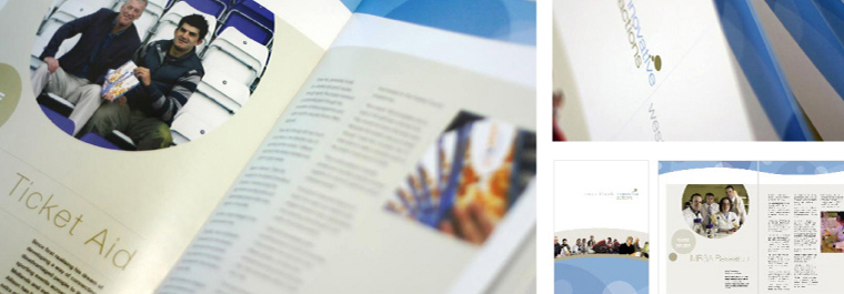 Innovative Actions. This 36 page review publication was commissioned, outlining some of the key achievements. I worked within the framework of existing branding to provide the organisation with a fitting final review brochure.